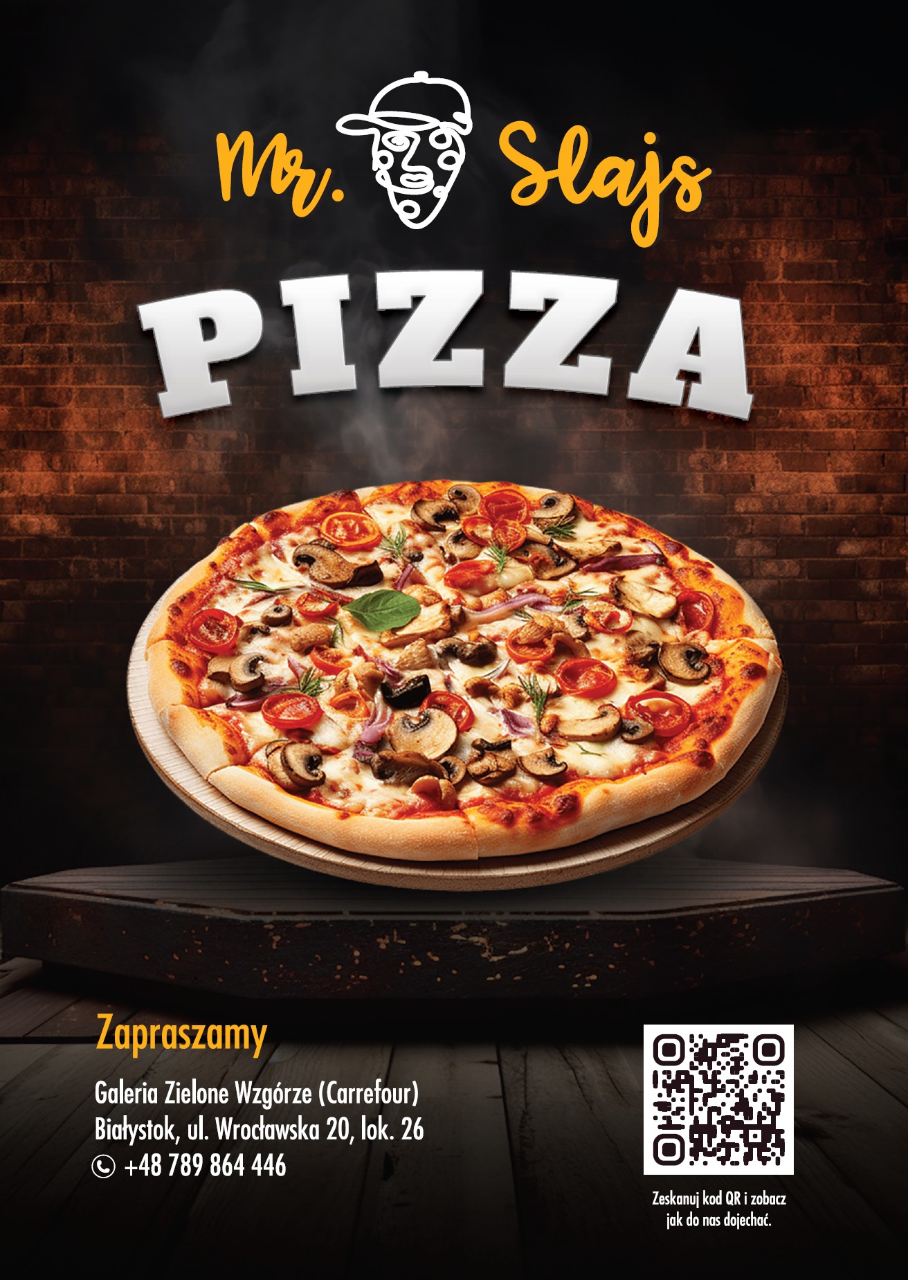 Mr. Slajs Pizza – ulotka strona 1